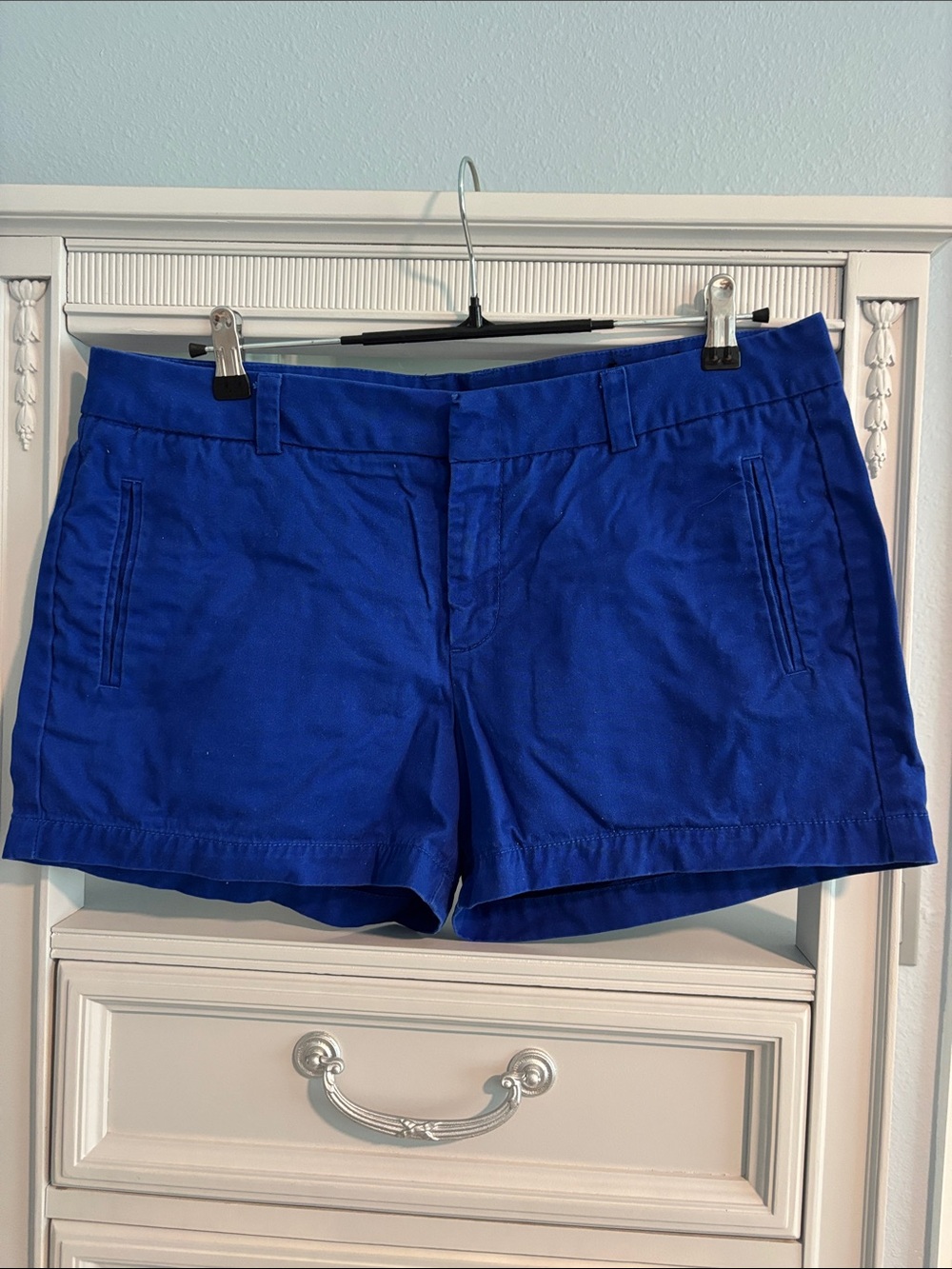 STYLUS Cobalt Blue Women's Casual Bermuda Shorts